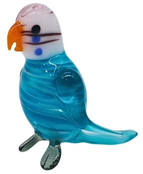 Preview: Wellensittich -türkis-, stehend